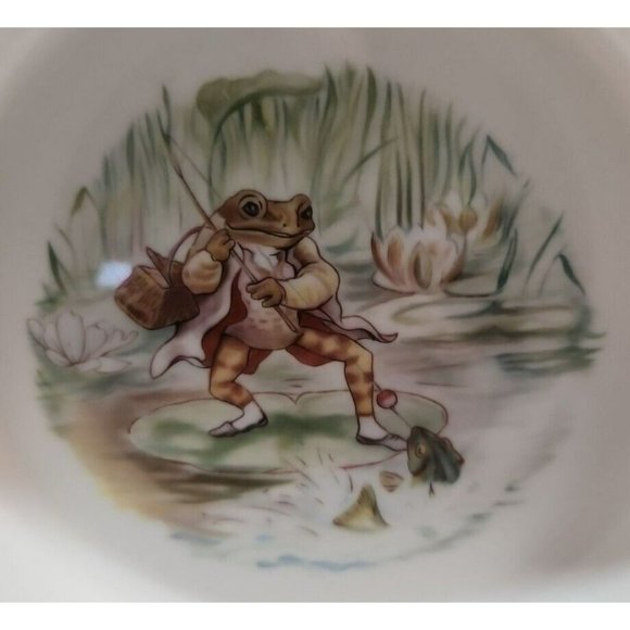 Vtg Beatrix Potter "Mr. Jeremy Fisher" Child's Bowl Made in England 1986 - Picture 3 of 9